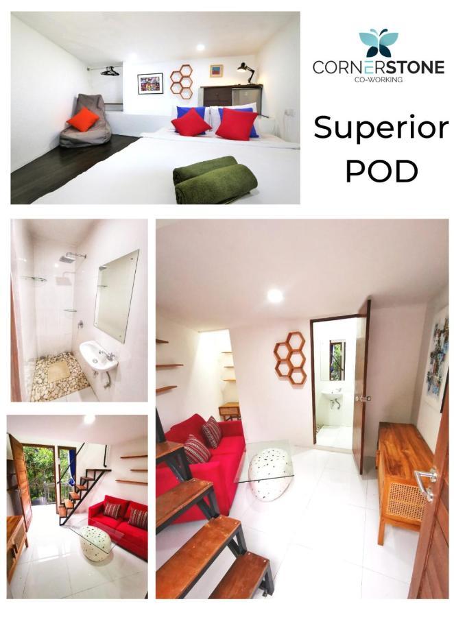 Хостел Cornerstone Bali Coworking Чангу Экстерьер фото
