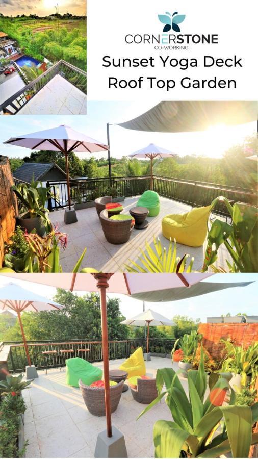 Хостел Cornerstone Bali Coworking Чангу Экстерьер фото